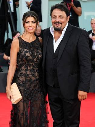 Venice, 80th Venice Film Festival 2023, Evening 6. Red Carpet Diva and Woman. Venice, 80th Venice Film Festival 2023, Evening 6. Red Carpet Diva and Woman. In the photo Enrico Brignano and Flora Canto Venice -  Copyright: xIPA ABACAx BRIPA20230904_1363 IPA ABACAx BRIPA20230904_1363