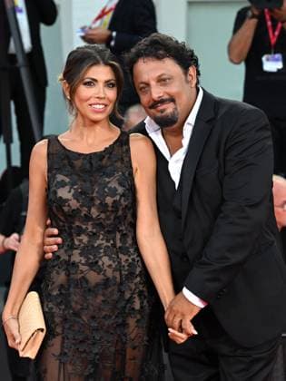 Venice, 80th Venice Film Festival 2023, Evening 6. Red Carpet Diva and Woman. Venice, 80th Venice Film Festival 2023, Evening 6. Red Carpet Diva and Woman. In the photo Enrico Brignano and Flora Canto Venice -  Copyright: xIPA ABACAx BRIPA20230904_1365 IPA ABACAx BRIPA20230904_1365