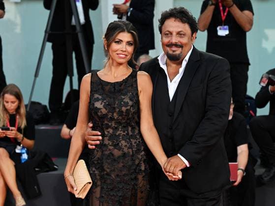 Venice, 80th Venice Film Festival 2023, Evening 6. Red Carpet Diva and Woman. Venice, 80th Venice Film Festival 2023, Evening 6. Red Carpet Diva and Woman. In the photo Enrico Brignano and Flora Canto Venice -  Copyright: xIPA ABACAx BRIPA20230904_1366 IPA ABACAx BRIPA20230904_1366