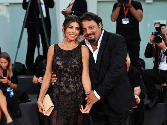 Venice, 80th Venice Film Festival 2023, Evening 6. Red Carpet Diva and Woman. Venice, 80th Venice Film Festival 2023, Evening 6. Red Carpet Diva and Woman. In the photo Enrico Brignano and Flora Canto Venice -  Copyright: xIPA ABACAx BRIPA20230904_1367 IPA ABACAx BRIPA20230904_1367