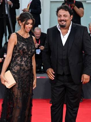 Venice, 80th Venice Film Festival 2023, Evening 6. Red Carpet Diva and Woman. Venice, 80th Venice Film Festival 2023, Evening 6. Red Carpet Diva and Woman. In the photo Enrico Brignano and Flora Canto Venice -  Copyright: xIPA ABACAx BRIPA20230904_1374 IPA ABACAx BRIPA20230904_1374