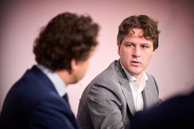 THE HAGUE - Jesse Klaver (PvdA Groenlinks) and Henri Bontenbal (CDA) during the kick-off of the new political year by the Machiavelli foundation. Politicians are looking ahead to the year in which there will be new parliamentary elections, among other things. ANP PHIL NIJHUIS netherlands out - belgium out  Copyright: xx x477325779x originalFilename: 477325779.jpg