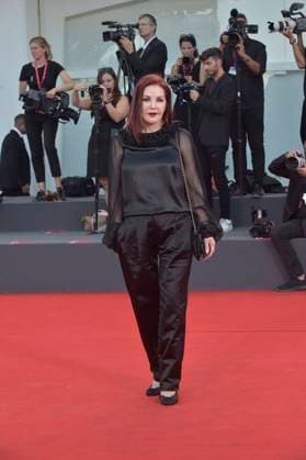 Priscilla Presley attends a red carpet for the movie Priscilla at the 80th Venice International Film Festival in Venice, Italy on Monday, September 4, 2023.  ITP20230905270 RoccoxSpaziani