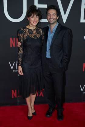 The Widows of Thursdays Tv Series Premiere September 5, 2023, Mexico City, Mexico: Mayra Hermosillo and Pablo Cruz Guerrero pose for photos during the red carpet of the Premier for ˜The Widows of Thursdays™ (Las Viudas de los Jueves) Netflix original series . on September 5, 2023 in Mexico City, Mexico. (Photo by Jaime Nogales Eyepix Group) Copyright: xJaimexNogales xEyepixxGroupx JN_05082023_98743