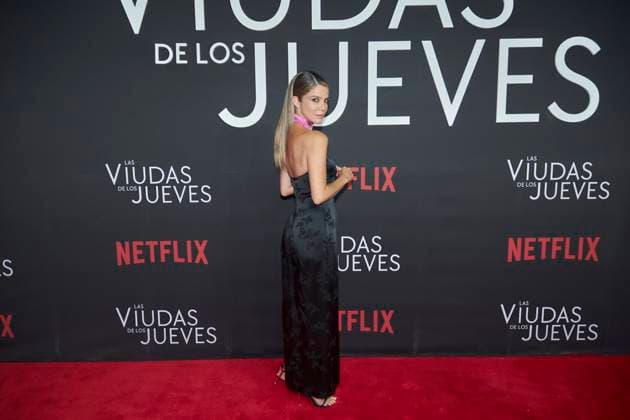 The Widows of Thursdays Tv Series Premiere September 5, 2023, Mexico City, Mexico: Juana Acosta poses for photos during the red carpet of the Premier for ˜The Widows of Thursdays™ (Las Viudas de los Jueves) Netflix original series . on September 5, 2023 in Mexico City, Mexico. (Photo by Jaime Nogales Eyepix Group) Copyright: xJaimexNogales xEyepixxGroupx JN_05082023_98760