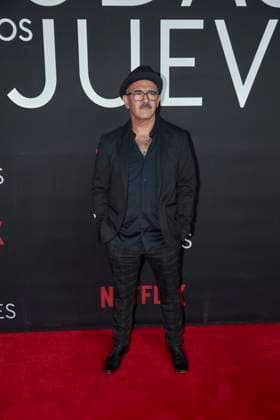 September 5, 2023, Mexico City, Mexico: Gerardo Trejoluna poses for photos during the red carpet of the Premier for Ã¢â‚¬ËœThe Widows of ThursdaysÃ¢â‚¬â ¢ (Las Viudas de los Jueves) Netflix original series . on September 5, 2023 in Mexico City, Mexico. Mexico City Mexico - ZUMAe321 20230905_zia_e321_111 Copyright: xJaimexNogalesx