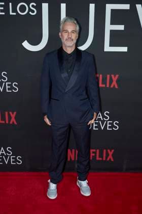 September 5, 2023, Mexico City, Mexico: Juan Pablo Medina poses for photos during the red carpet of the Premier for Ã¢â‚¬ËœThe Widows of ThursdaysÃ¢â‚¬â ¢ (Las Viudas de los Jueves) Netflix original series . on September 5, 2023 in Mexico City, Mexico. Mexico City Mexico - ZUMAe321 20230905_zia_e321_120 Copyright: xJaimexNogalesx
