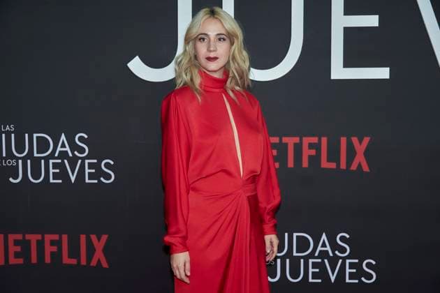 September 5, 2023, Mexico City, Mexico: Cassandra Ciangherotti poses for photos during the red carpet of the Premier for Ã¢â‚¬ËœThe Widows of ThursdaysÃ¢â‚¬â ¢ (Las Viudas de los Jueves) Netflix original series . on September 5, 2023 in Mexico City, Mexico. Mexico City Mexico - ZUMAe321 20230905_zia_e321_124 Copyright: xJaimexNogalesx
