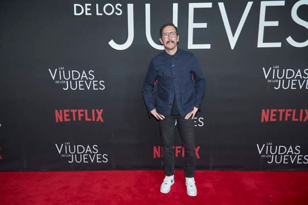 September 5, 2023, Mexico City, Mexico: Humberto Hinojosa pose for photos during the red carpet of the Premier for Ã¢â‚¬ËœThe Widows of ThursdaysÃ¢â‚¬â ¢ (Las Viudas de los Jueves) Netflix original series . on September 5, 2023 in Mexico City, Mexico. Mexico City Mexico - ZUMAe321 20230905_zia_e321_152 Copyright: xJaimexNogalesx