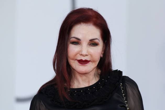 Internationale Filmfestspiele Venedig, Mostra del Cinema Venezia, Italy. 80th Venice Film Festival 2023, Evening 6, Priscilla Presley attends the red carpet of the movie Priscilla - film premiereÂ *** Venice International Film Festival, Mostra del Cinema Venezia, Italy 80th Venice Film Festival 2023, Evening 6, Priscilla Presley attends the red carpet of the movie Priscilla film premiereÂ