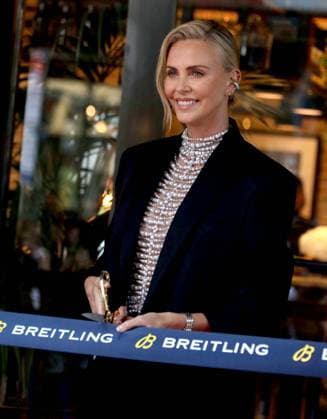 Entertainment Themen der Woche KW36 Entertainment Bilder des Tages September 6, 2023, New York City, New York, USA: Actress CHARLIZE THERON, seen at the ribbon cutting for BreitlingÃ¢â‚¬â ¢s Meatpacking Boutique Grand Opening. New York City USA - ZUMAk03_ 20230906_zaf_k03_028 Copyright: xNancyxKaszermanx