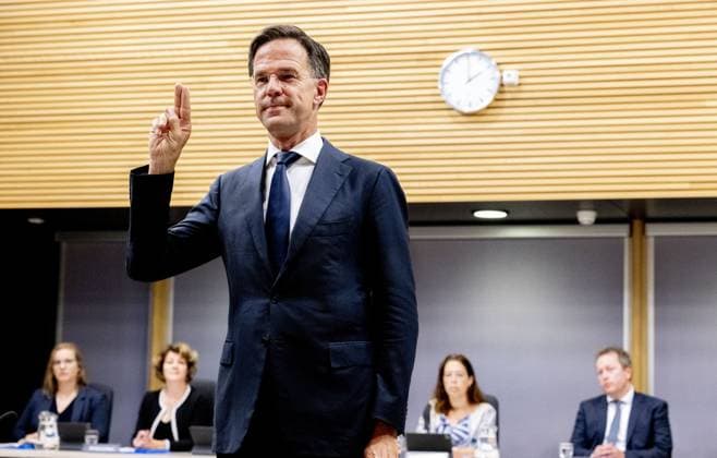 News Themen der Woche KW36 News Bilder des Tages Niederlande, Mark Rutte vor Untersuchungsausschuss zur Beihilfen-Affäre in Den Haag THE HAGUE - Mark Rutte, former State Secretary for Social Affairs and Employment, during the public hearings of the parliamentary committee of inquiry that investigates the government s fraud policy. The investigation was initiated in response to the child benefits scandal. ANP ROBIN UTRECHT netherlands out - belgium out  Copyright: xx x477525166x originalFilename: 477525166.jpg