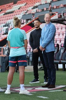 Prinz William besucht Fußball-Club AFC Bournemouth . 07 09 2023. Bournemouth, United Kingdom. Prince William at Bournemouth Football Club, United Kingdom.  xStephenxLockx xi-Imagesx IIM-24652-0008
