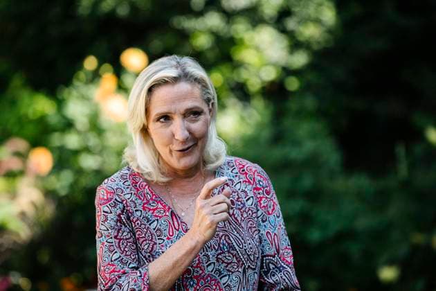 News Themen der Woche KW36 News Bilder des Tages Marine Le Pen Records A Video At The National Assembly - Paris President for the French far-right Rassemblement National (RN) group Marine Le Pen during the recording of a video at the National Assembly aimed at Matteo Salvini. Paris, September 7, 2023. Photo by JÃ rÃ my Paoloni ABACAPRESS.COM Paris France  Copyright: xPaolonixJeremy ABACAx 866735_003 PaolonixJeremy ABACAx 866735_003