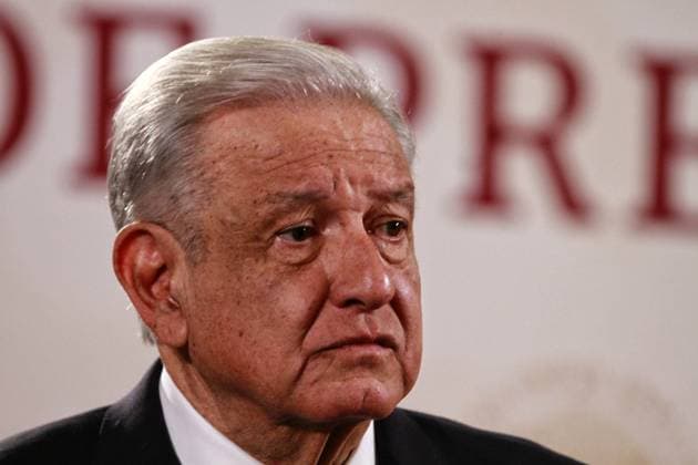 Mexican President Lopez Obrador Briefing Conference 07 de septiembre de 2023 en Ciudad de MÃ xico, MÃ xico: El presidente de MÃ xico, AndrÃ s Manuel Lopez Obrador, habla en la conferencia mananera frente a reporteros en palacio nacional, el 07 de septiembre de 2023 en la Ciudad de MÃ xico, MÃ xico. (Foto por Carlos Santiago Grupo Eyepix) Eyepix Group Copyright: xCarlosxSantiagoxRochax xEyepixxGx CS202309077318