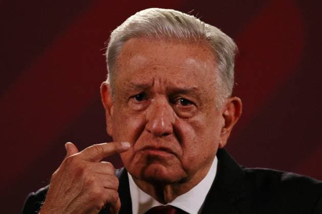 07 de septiembre de 2023 en Ciudad de Mo xico, Mo xico: El presidente de Mo xico, Andro s Manuel LoÂ³pez Obrador, habla en la conferencia maoÂ±anera frente a reporteros en palacio nacional, el 07 de septiembre de 2023 en la Ciudad de Mo xico, Mo xico. (Foto por Carlos Santiago Grupo Eyepix) Eyepix Group Mexico City Mexico - ZUMAe321 20230907_zia_e321_020 Copyright: xCarlosxSantiagoxRochax