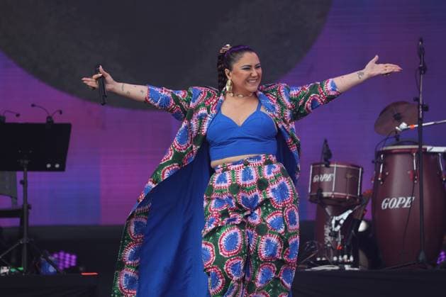 RECORD DATE NOT STATED Singer Maria Rita s show at the festive The Town Sao Paulo (SP), 07 09 2023 - FESTIVAL THE TOWN SP Show Maria Rita, one of the biggest references in national music, opens the shows on The One stage, this Saturday (7), at the Interlagos racetrack in Sao Paulo . (Foto: Leco Viana Thenews2 imago images) Singer Maria Rita s show at the festive The Town  Copyright: xLecoxVianax