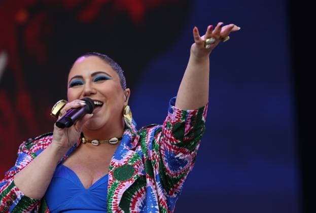 RECORD DATE NOT STATED Singer Maria Rita s show at the festive The Town Sao Paulo (SP), 07 09 2023 - FESTIVAL THE TOWN SP Show Maria Rita, one of the biggest references in national music, opens the shows on The One stage, this Saturday (7), at the Interlagos racetrack in Sao Paulo . (Foto: Leco Viana Thenews2 imago images) Singer Maria Rita s show at the festive The Town  Copyright: xLecoxVianax
