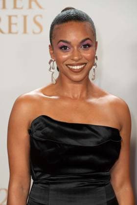 Aminata BELLI, presenter, red carpet, red carpet show, arrival, arrival, German Radio Award 2023 ceremony in Hamburg on 07 09 2022,