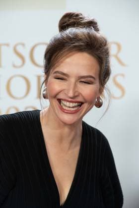 Katrin BAUERFEIND, presenter, red carpet, red carpet show, arrival, arrival, German Radio Award 2023 ceremony in Hamburg on 07 09 2022,