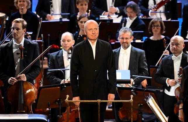 Conductor Paavo Jarvi performs during the concert of Zurich s Tonhalle-Orchester at the Dvorak s Prague international music festival in Prague, Czech Republic, September 7, 2023. (CTKxPhoto KaterinaxSulova) CTKPhotoP2023090708251  CTKPhotoP2023090708251