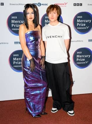 Mercury Prize with FREENOW, London, UK All Rights Reserved - Strictly for Editorial Use Only In Relation To Publicity For The Event And Not to be devoted Exclusively or Predominantly to The Artist Without Permission. Jockstrap arriving at the Mercury Prize with FREENOW at the Hammersmith Apollo (Eventim Apollo), Hammersmith, London UK on 07 September 2023., Credit:Lee Floyd Avalon UK, London, Hammersmith, Hammersmith Apollo (Eventim Apol  Copyright: xLeexFloydx xAvalonx 0803588010