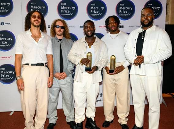 Mercury Prize with FREENOW, London, UK All Rights Reserved - Strictly for Editorial Use Only In Relation To Publicity For The Event And Not to be devoted Exclusively or Predominantly to The Artist Without Permission. Ezra Collective arriving at the ˜Mercury Prize with FREENOW™ at the Hammersmith Apollo (Eventim Apollo), Hammersmith, London UK on 07 September 2023., Credit:Lee Floyd Avalon UK, London, Hammersmith, Hammersmith Apollo (Eventim Apol  Copyright: xLeexFloydx xAvalonx 0803591813