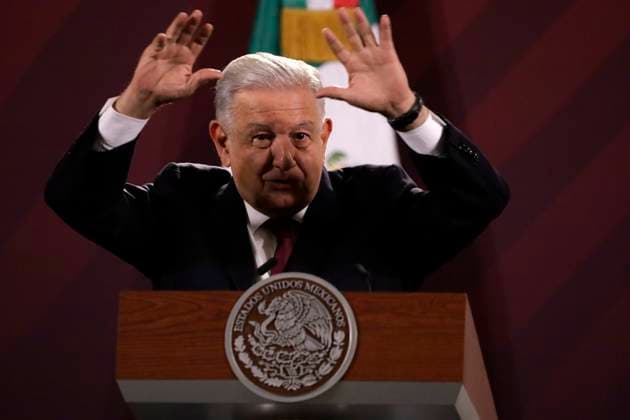 September 7, 2023, Mexico City, Mexico: The President of Mexico, Andro s Manuel LoÂ³pez Obrador at the press conference before reporters at the National Palace in Mexico City. on September 7, 2023 in Mexico City, Mexico Mexico City Mexico - ZUMAe321 20230907_zia_e321_037 Copyright: xLuisxBarronx