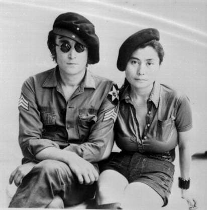 JOHN LENNON British Pop Singer, Songwriter and Musician With his wife YOKO ONO Japanese Artist and Musician COMPULSORY CREDIT: UPPA Photoshot Photo PCO 235783 01.01.1972 JOHN LENNON British Pop Singer, Songwriter and Musician With his wife YOKO ONO Japanese Artist and Musician COMPULSORY CREDIT: Starstock Photoshot Photo PCO 235783 01.01.1972, Credit:Photoshot Avalon United Kingdom  Copyright: xPhotoshotx xAvalonx 0506345927