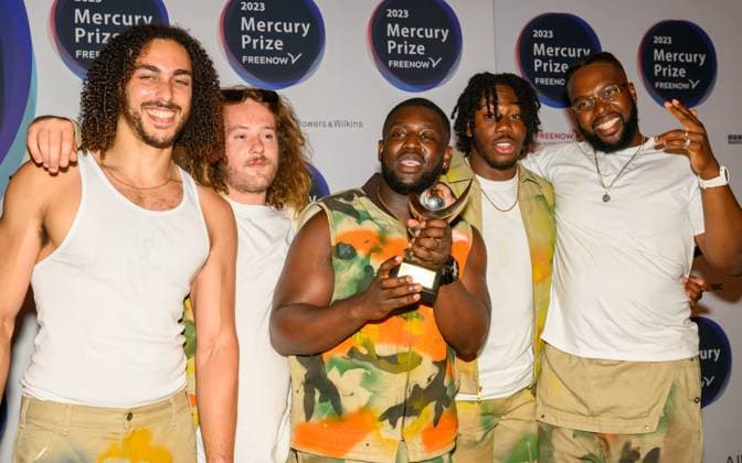 Mercury Prize with FREENOW, London, UK Ezra Collective wins the best album of the year at the Mercury Prize with FREENOW at the Hammersmith Apollo (Eventim Apollo), Hammersmith, London UK on 07 September 2023. All Rights Reserved - Strictly for Editorial Use Only In Relation To Publicity For The Event And Not to be devoted Exclusively or Predominantly to The Artist Without Permission., Credit:Lee Floyd Avalon UK, London, Hammersmith, Hammersmith Apollo (Eventim Apol  Copyright: xLeexFloydx xAvalonx 0803622429