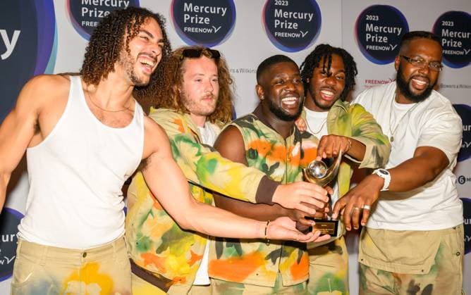 Mercury Prize with FREENOW, London, UK Ezra Collective wins the best album of the year at the Mercury Prize with FREENOW at the Hammersmith Apollo (Eventim Apollo), Hammersmith, London UK on 07 September 2023. All Rights Reserved - Strictly for Editorial Use Only In Relation To Publicity For The Event And Not to be devoted Exclusively or Predominantly to The Artist Without Permission., Credit:Lee Floyd Avalon UK, London, Hammersmith, Hammersmith Apollo (Eventim Apol  Copyright: xLeexFloydx xAvalonx 0803622448