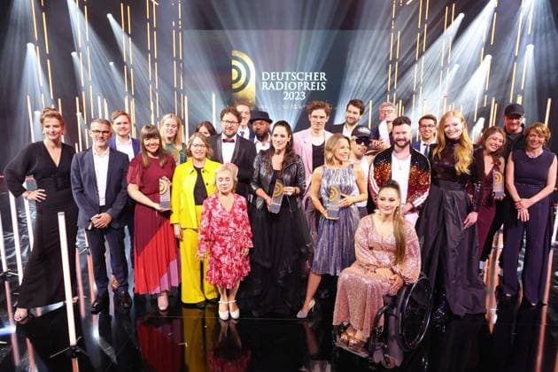 DEUTSCHER RADIOPREIS 2023 07 09 2023 All nominees and winners with laudators, German Radio Award 2023 ceremony at Neue Flora, Hamburg, 07 09 2023 Copyright: xEventpressxMPx