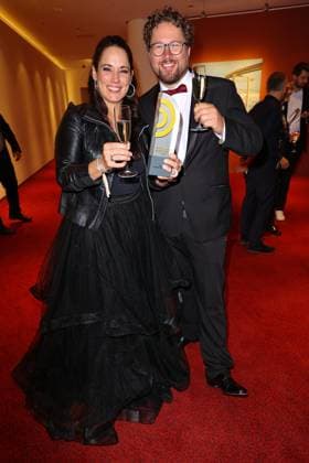 GERMAN RADIO AWARD 2023 07 09 2023 Simone Panteleit, Christian Fuchs Winner best morning show , German Radio Award 2023 ceremony at Neue Flora, Hamburg, 07 09 2023 Copyright: xEventpressxMPx