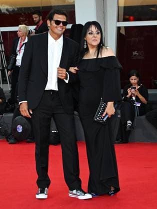 Filmfestspiele in Venedig, Nuovo Imaie Talent Award 2023 - roter Teppich Venice, 80th Venice Film Festival 2023 - Evening 10 - NuovoImaie Venice Award 2023 Red Carpet - In the photo Sergio Cerruti, Maila Sansaini  Copyright: xSimonexComix xipa-agency.netx xPoolxPhotoxEventsx02x IPA_IPA40156589