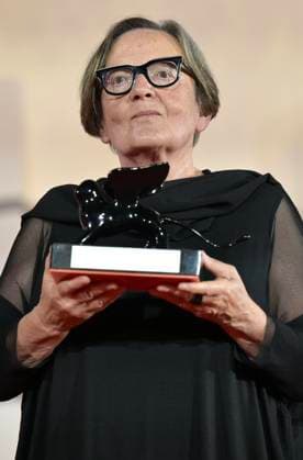 September 9, 2023, Venice: Polish filmmaker Agnieszka Holland holds the Special Jury Prize for her movie Zielona Granica (Green Border) during the closing ceremony of the 80th annual Venice International Film Festival, in Venice, Italy, 09 September 2023. The 80th edition of the Venice Film Festival runs from 30 August to 09 September 2023. ANSA ETTORE FERRARI Venice  - ZUMAa110 20230909_zaf_a110_093 Copyright: xEttorexFerrarix