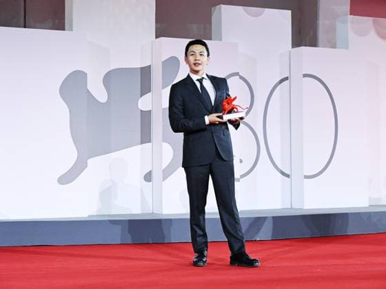 Venice, 80th Venice Film Festival 2023 - evening 11. Red Carpet Award winners In the photo: Lee Hong-Chi  Copyright: xManuelexMangiarottix xipa-agencyx xPoolxPhotoxEventsx02x IPA_IPA40181222