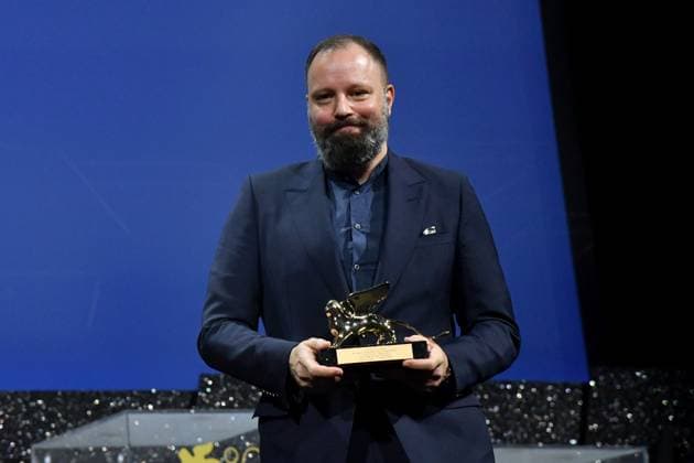 80th Venice Film Festival 2023, Awards ceremony - Awards ceremony . Pictured: GOLDEN LION for best film to: POOR THINGS by Yorgos Lanthimos  Copyright: xAlbertoxTerenghix xipa-agency.nex xPoolxPhotoxEventsx02x IPA_IPA40181900