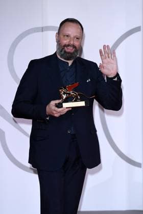 80th Venice Film Festival 2023, Awards ceremony - Awards ceremony . Pictured: GOLDEN LION for best film to: POOR THINGS by Yorgos Lanthimos  Copyright: xAlbertoxTerenghix xipa-agency.nex xPoolxPhotoxEventsx02x IPA_IPA40181908