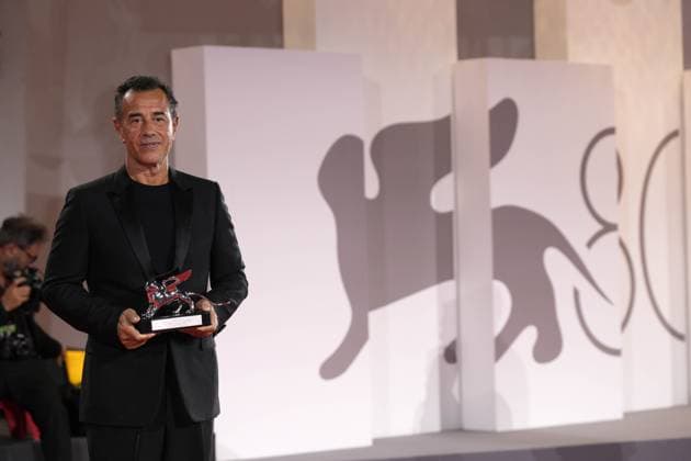 IPP Photo Daniele Cifala™ Venice 09 09 2023 Winners Photocall The 80th Venice International Film Festival pictured is director Matteo Garrone winner of the Silver Lion for Best Director Italy Photo Press World Copyright  0