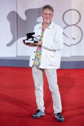 Venice Winners Red Carpet Adriaan Lokman poses with the Venice Immersive Special Jury Prize for film Flow during the Winners Red Carpet as part of the 80th Venice Film Festival (Mostra) in Venice, Italy on September 09, 2023. Photo by Aurore Marechal ABACAPRESS.COM Venice Italy  Copyright: xMarechalxAurore ABACAx 867017_065 MarechalxAurore ABACAx 867017_065
