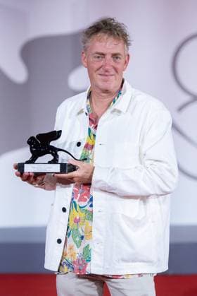Venice Winners Red Carpet Adriaan Lokman poses with the Venice Immersive Special Jury Prize for film Flow during the Winners Red Carpet as part of the 80th Venice Film Festival (Mostra) in Venice, Italy on September 09, 2023. Photo by Aurore Marechal ABACAPRESS.COM Venice Italy  Copyright: xMarechalxAurore ABACAx 867017_068 MarechalxAurore ABACAx 867017_068