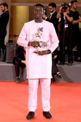 Seydou Sarr with the Marcello Mastroianni Award for Best Young Actor in Io capitano , at the photocall with the winners of the Biennale di Venezia 2023 80 Venice International Film Festival at Palazzo del Casino Venice, 09 09 2023. Foto:xA.xM.xTinghinox xFuturexImagex preistraeger_3904