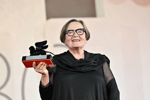Winners photocall - The 80th Venice International Film Festival, 09 set 2023 - Venice Italy Agnieszka Holland, Special Jury Prize attends the winner photocall - The 80th Venice International Film Festival, 09 set 2023 - Venice Italy, Credit:Maria Laura Antonelli Avalon Italy, Venice  Copyright: xMariaxLauraxAntonellix xAvalonx 0804146125