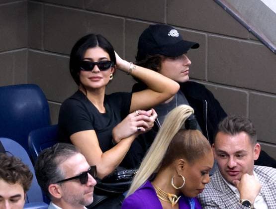 Kylie Jenner and Timothee Chalamet at The US Open - New York Hot new couple Kylie Jenner and Timothee Chalamet attend the men s final at The US Open in New York City, NY, USA on September 10, 2023. Photo by Dylan Travis ABACAPRESS.COM New York NY  Copyright: xDylanxTravis ABACAx 867137_022 DylanxTravis ABACAx 867137_022