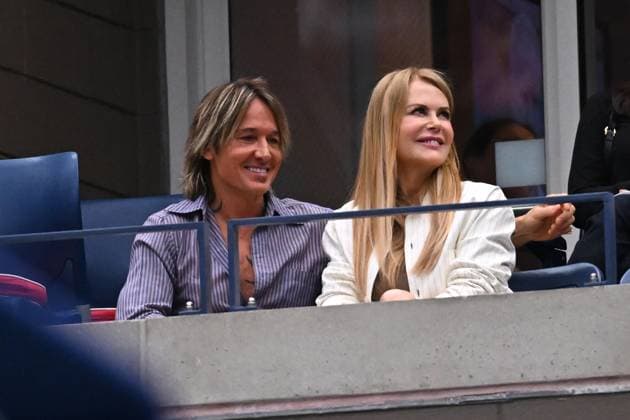 Bilder des Jahres 2023, Entertainment 09 September Entertainment Themen der Woche KW36 Entertainment Bilder des Tages Nicole Kidman And Keith Urban Attend US Open - NYC Singer Keith Urban and actress Nicole Kidman during the men s final at the 2023 US Open at Billie Jean National Tennis Center in New York City, NY, USA, on September 10, 2023. Photo by Corinne Dubreuil ABACAPRESS.COM New York City NY United States  Copyright: xDubreuilxCorinne ABACAx 867138_003 DubreuilxCorinne ABACAx 867138_003