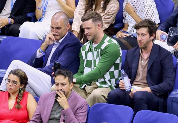 Entertainment Themen der Woche KW36 Entertainment Bilder des Tages Celebs Attend US Open - NYC Justin Timberlake attends the men s final at The US Open in New York City, NY, USA on September 10, 2023. Photo by Dylan Travis ABACAPRESS.COM New York City NY United States  Copyright: xDylanxTravis ABACAx 867151_015 DylanxTravis ABACAx 867151_015