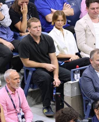 Celebs Attend US Open - NYC Sam Worthington and Lara Worthington attend the men s final at The US Open in New York City, NY, USA on September 10, 2023. Photo by Dylan Travis ABACAPRESS.COM New York City NY United States  Copyright: xDylanxTravis ABACAx 867151_021 DylanxTravis ABACAx 867151_021