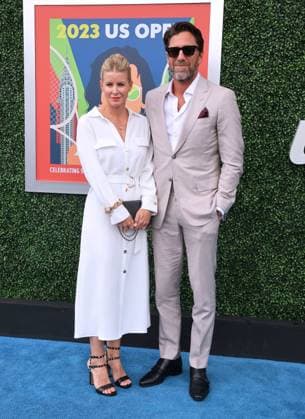 Celebs Arrive At US Open - NYC Henrik Lundqvist with his wife arrive at the Men s final of The US Open in New York City, NY, USA on September 10, 2023. Photo by Charles Guerin ABACAPRESS.COM New York City NY United States  Copyright: xGuerinxCharles ABACAx 867166_026 GuerinxCharles ABACAx 867166_026