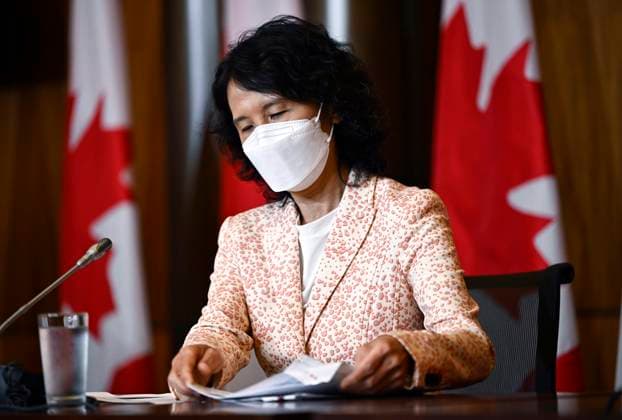 September 12, 2023, Ottawa, ON, CAN: Chief Public Health Officer of Canada Dr. Theresa Tam speaks during a news conference on COVID-19 vaccines and other public health concerns, in Ottawa, on Tuesday, Sept. 12, 2023. Ottawa CAN  - ZUMAc35_ 20230912_zaf_c35_021 Copyright: xJustinxTangx