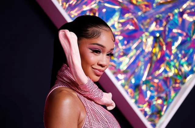 Saweety arrives on the red carpet at the 2023 MTV Video Music Awards VMA s at the Prudential Center in Newark, New Jersey, on Tuesday, September 12, 2023.  NYP20230912123 JOHNxANGELILLO